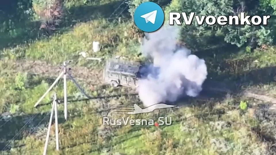 Спецназ сжигает бронетехнику врага на Черниговском направлении