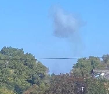 На месте прилета в Черниговской области наблюдается дым