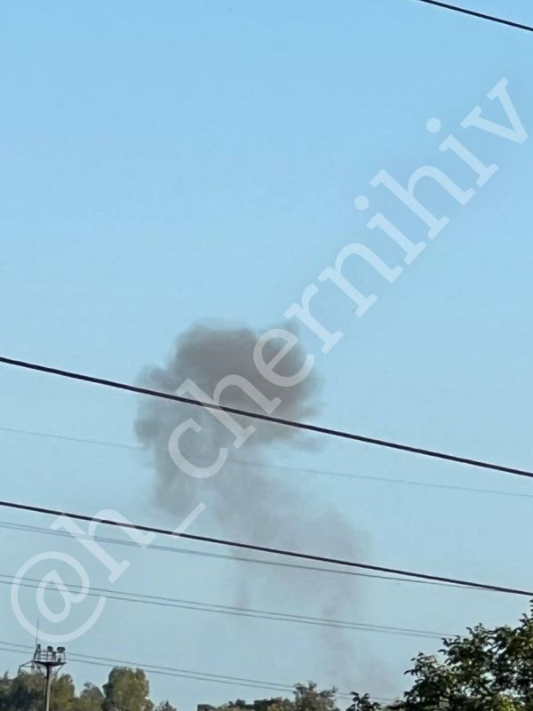 В Бахмаче Черниговской области «Герани» ударили по нефтебазе