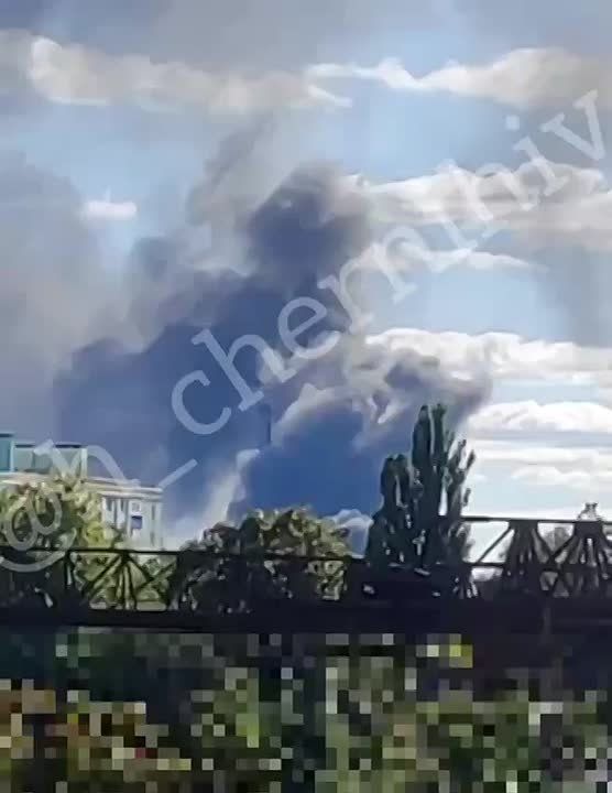 Чернигов, последствия прилета по ТЭЦ