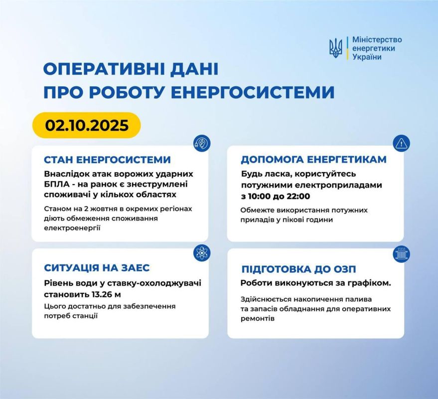 На Украине продолжаются отключения электроэнергии