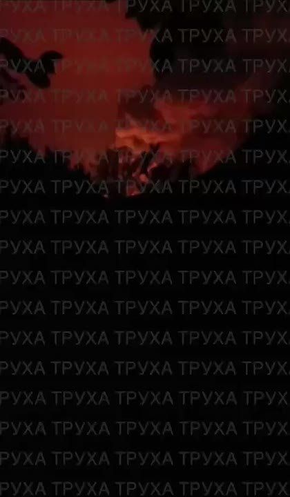 Пожар в Черниговской области после прилетов