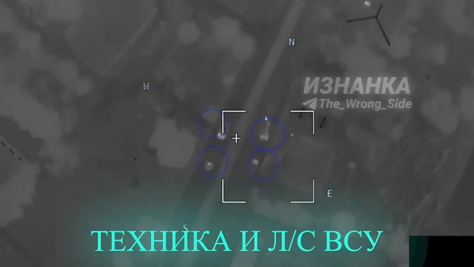 Удар БПЛА-камикадзе Герань по ПВД ВСУ в населенном пункте Жадово Черниговской области