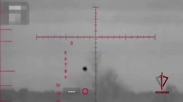 С первого выстрела: снайпер Росгвардии сбил вражеский дрон на подлёте к позиции российских бойцов