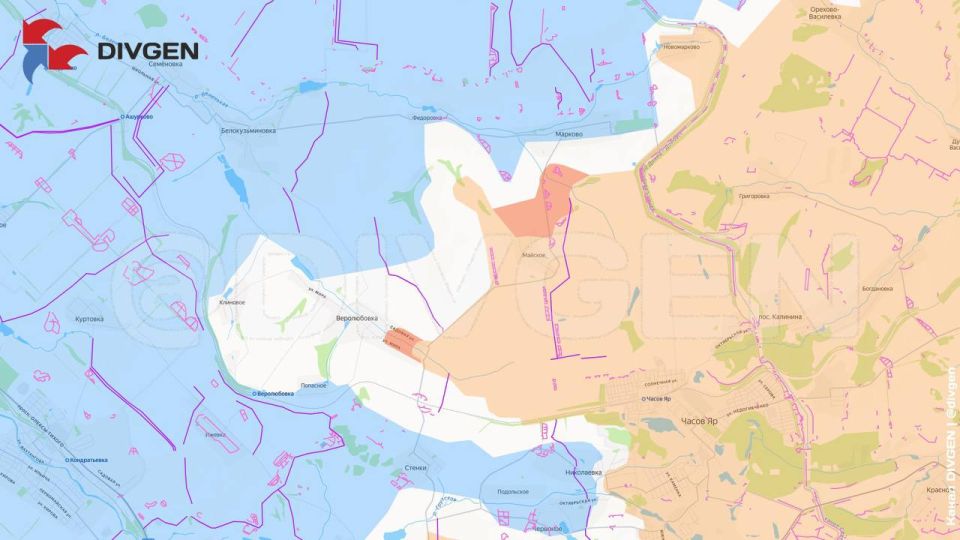 Изменения на карте боевых действий за прошедшие сутки от Divgen Изменения на карте боевых действий за прошедшие сутки от Divgen