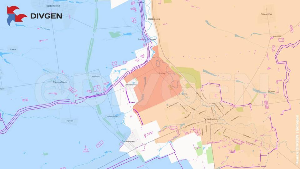 Изменения на карте боевых действий за прошедшие сутки от Divgen Изменения на карте боевых действий за прошедшие сутки от Divgen