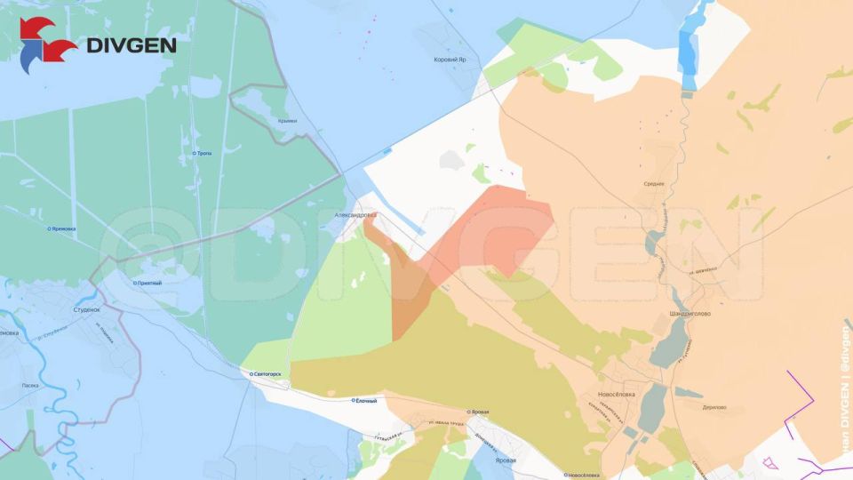 Изменения на карте боевых действий за прошедшие сутки от Divgen Изменения на карте боевых действий за прошедшие сутки от Divgen