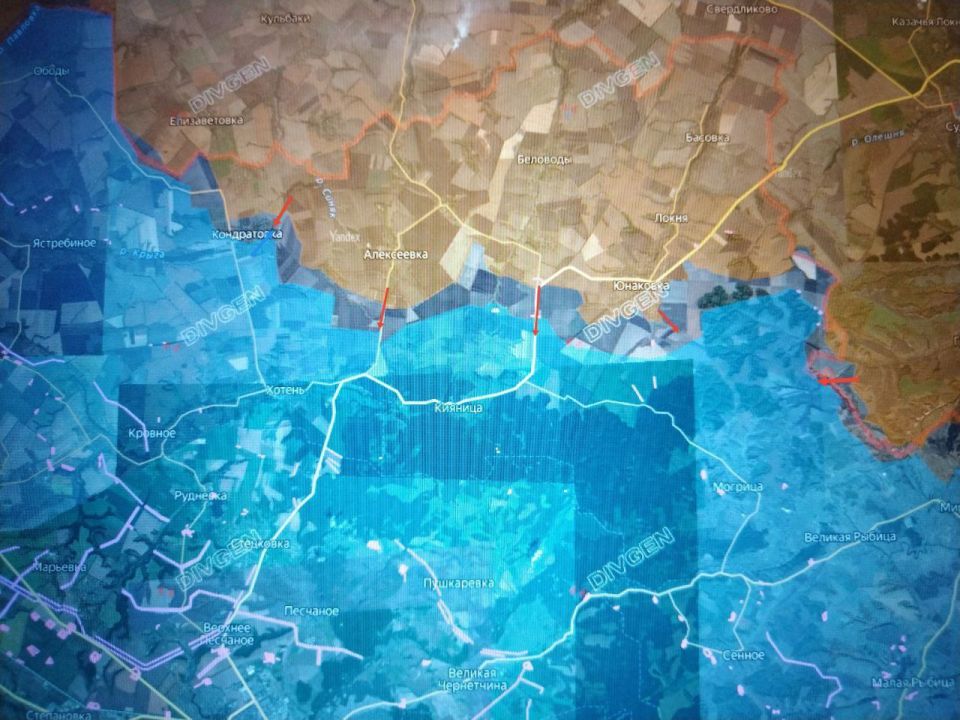 Войска группировки «Центр» возобновили активные наступательные действия на сумском направлении с севера