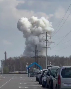 В Чернигове, предварительно, прилёт ракеты ОТРК "Искандер"