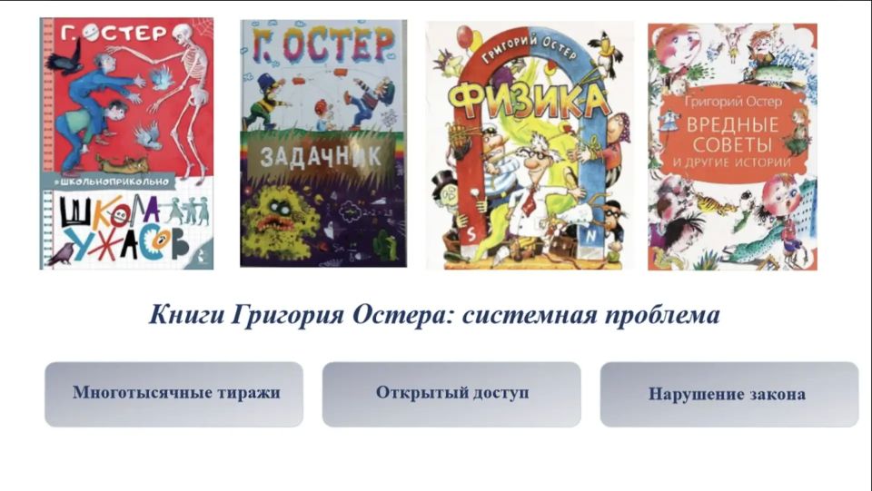 Владимир Корнилов: Итак, сегодняшний «Коммерсантъ» утверждает, что нашел первоисточник нашумевшего решения главы Следкома РФ о «проведении проверки» книг Григория Остера с его «вредными советами» Владимир Корнилов: Итак, сегодняшний «Коммерсантъ» утверждает, что нашел первоисточник нашумевшего решения главы Следкома РФ о «проведении проверки» книг Григория Остера с его «вредными советами»