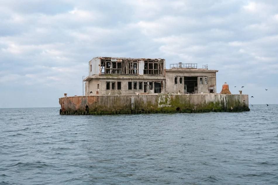 В Балтийском море продают заброшенную военную базу ГДР В Балтийском море продают заброшенную военную базу ГДР