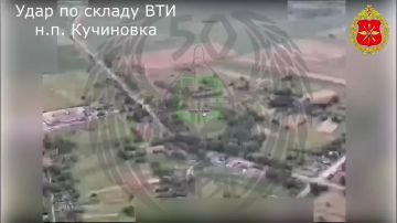 Министерство обороны опубликовало кадры работы расчёта ударных беспилотных летательных аппаратов «Герань» в селе Кучиновка Черниговской области