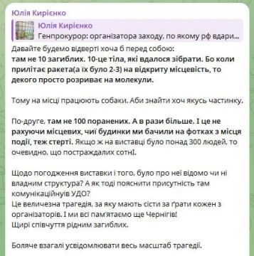 Зрада тотальна: украинская журналистка Кириенко опубликовала слёзный пост о выставке в Капитановке